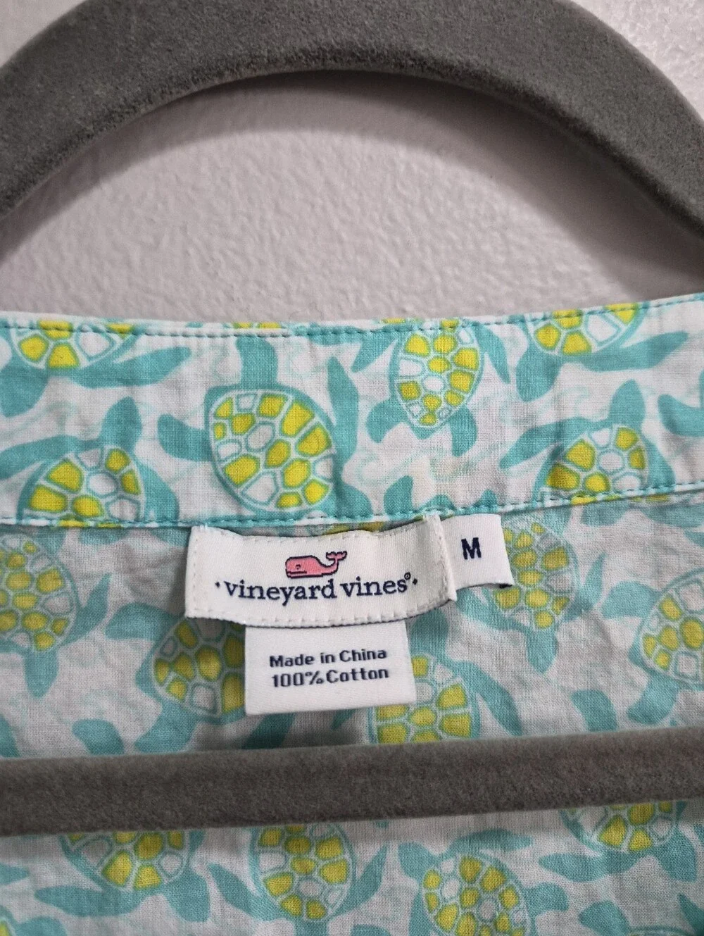Vineyard Vines Tunic Swim Coverup Turtle Print Size Medium